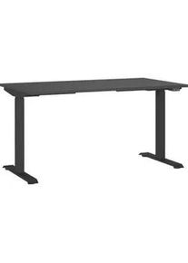 Schreibtisch Ribera in Schwarz/graphitfarben