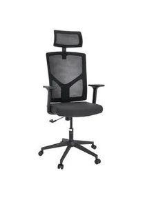 Drehstuhl Breton ca. 68x131 cm Schwarz