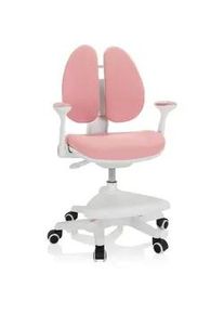 Jugenddrehstuhl Kid Wing ca.56x88x52cm Rosa,Wei&szlig;