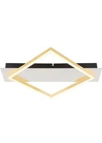 Globo LED-Deckenleuchte Lesina Goldfarben/Schwarz Max 12 Watt Deckenlampe