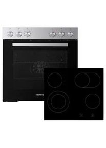 respekta Herdset HS2201-26 Jamie Schwarz/Edelstahlfarben