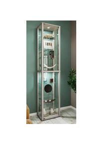 Vcm Vitrine Kavisa Silberfarben