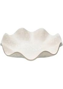 Obstschale Shiny Silver Creme