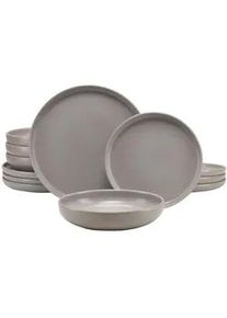 Creatable Tafelservice Uno Grau, 12-teilig