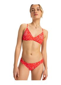 Bikini-Hose Roxy "Pt Beach Classics", Damen, Gr. XXL, US-Gr&ouml;&szlig;en, rot (poppy rot dancing ditsy swim), Obermaterial: 85% Microfaser, 15% Elasthan;, Badehosen Bikini-Hose