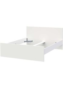 Bettgestell Demeyere Group, matt wei&szlig;, B:165cm H:90cm, Betten, Bettgestell