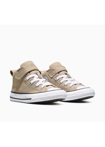Sneaker Converse "CHUCK TAYLOR ALL STAR MALDEN STREET EASY-ON", M&auml;dchen, Gr. 33, vintage cargo, wei&szlig;, schwarz, Textil, Schuhe Sneaker, f&uuml;r sportliche Aktivit&auml;ten, sportlicher Stil, mit Gummilaufsohle
