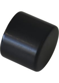 Gardinenstangen-Endst&uuml;ck Gardinia "Endkappe" Gr. 1, schwarz (schwarz, matt), 2 Stk., Gardinenstangenendst&uuml;cke, Gardinenstangen-Endst&uuml;ck, Serie Einzelprogramm Chicago &Oslash; 20 mm
