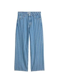 Marc O'Polo Weite Jeans MARC O'POLO DENIM, Damen, Gr. 32, L&auml;nge 32, medium blau, Denim/Jeans, Obermaterial: 100% Baumwolle, weit 7/8-L&auml;nge, Jeans Weite Jeans, Model Tomma wide aus leichter Bio-Baumwoll-Qualit&auml;t