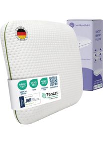 Babykissen WOLKENFELD "Eron Kinderkissen", wei&szlig;, unifarben, B:40cm H:6cm L:60cm, Modal, Polyester, Dekokissen_Sitzkissen_Kissenh&uuml;llen, Babykissen, Weiches und Atmungsaktives Kinderkopfkissen - Nat&uuml;rliches Memory Foam