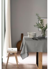 Sch&ouml;ner Wohnen Kollektion Tischdecke "Base", grau, B:140cm L:260cm, Baumwolle, SCH&Ouml;NER WOHNEN-KOLLEKTION, Tischdecken, Tischdecke, aus reiner, sanforisierter Baumwolle
