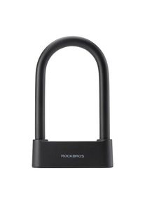 Rockbros 32210818001 SMART Bicycle Lock with Fingerprint Reader and Bluetooth Connectivity - Black