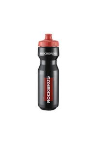 Rockbros 750 ml Bike Bottle - Transparent Black with Red Mouthpiece
