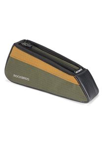 Rockbros 088 Top Tube Bike Bag 0.25L - Green and Orange