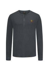 PME-Legend Duże Rozmiary - PME Legend - Bluza dresowa z długim rękawem i listwą guzikową - 4XL