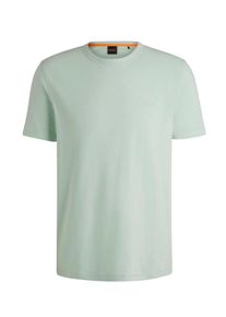 Duże Rozmiary - BOSS - T-shirt z gumowanym napisem z marką - 4XL