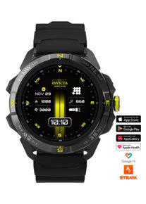 Invicta I-Tech - Racing Limited Edition ITECH-011 Herenhorloge - Smartwatch Uurwerk - Roestvrij Staal met Zwart Wijzerplaat - 47 mm