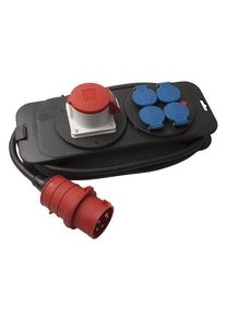 Elworks Cee/dk compact distribution box 400v/16a + 4 dk