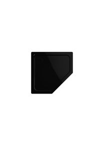 Kaldewei Cornezza Duschwanne 459230000701 100x100x2,5cm, Antislip, schwarz