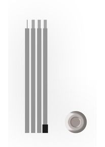 Zeltstange BENT "Bent Steel pole", silber (silberfarben), ZeltstangenB:1,9cm H:180cm L:1,9cm &Oslash;:0,19cm, Stahl, Zeltstange, B:1,9cm H:180cm L:1,9cm &Oslash;:0,19cm