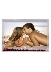 Hama Bilderrahmen "Hama Acryl-Rahmen "Amore", 10 x 15 cm", transparent, B/H/T: 11cm x 2,8cm x 16cm, Bilderrahmen, Bilderrahmen