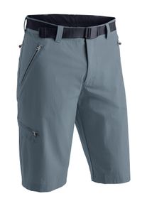 Bermudas Maier Sports "Nil Bermuda", Damen, Gr. 56, Normalgr&ouml;&szlig;en, blau (pastellblau), 90% Polyamid, 10% Elasthan, Hosen Bermudas, kurze Herren Wanderhose, moderne Outdoor-Bermuda, Trekkinghose