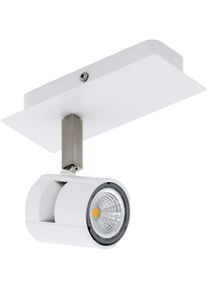 Eglo LED Wandleuchte "VERGIANO", wei&szlig; (wei&szlig;, nickelfarben), 1, H: 16,5cm, Leuchten, 3-step dimming, LED Wandleuchte