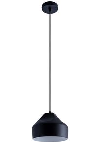 Paco Home Pendelleuchte "HURLEY U", schwarz, 1, &Oslash; 22cm H: 18cm, Leuchten, H&auml;ngelampe Esszimmer K&uuml;chenlampe H&auml;ngend Esstischlampe Innen Gold, Pendelleuchte