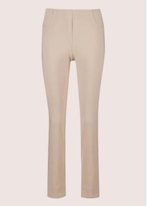 Madeleine Mode Stoffhose MADELEINE "Hose Schlanke Stretch-Hose zum Schl&uuml;pfen", Damen, Gr. 18, N-Gr, grau (anthrazit), Obermaterial: 47% Polyester PES. 26% Viskose CV. 23% Polyamid PA. 4% Elasthan EL., Modern, normal, Hosen Stoffhose