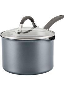 Kasserolle Circulon "Circulon A1 Stiel-Kasserolle", grau (anthrazit), B:19,5cm H:19cm L:36,5cm &Oslash;:18cm, T&ouml;pfe, Kasserolle, dreilagig beschichtet, kratzfest, sp&uuml;lmaschinenfest