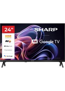 Sharp LED-Fernseher "1T-C24HFx", Energieeffizienz: E, schwarz, 24 &Prime;, Fernseher, LED-Fernseher