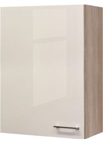 H&auml;ngeschrank Flex-Well "Nepal", braun (kaschmir glanz, sonoma eiche), B:60cm H:89cm T:32cm, Holzwerkstoff, Schr&auml;nke, H&auml;ngeschrank, (B x H x T) 60 x 89 x 32 cm