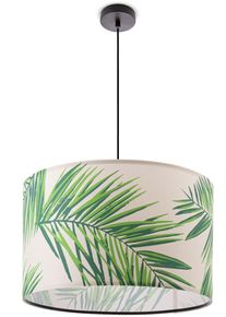 Paco Home Pendelleuchte "Ostende 537", schwarz, 1, &Oslash; 38cm H: 21cm, Leuchten, Esstisch H&auml;ngelampe Kinderzimmer Deko Wohnzimmer Palme Jungle, Pendelleuchte