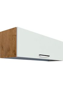 Klapph&auml;ngeschrank Flex-Well "Vintea", beige (magnolia matt, lancelot oak), B:100cm H:32cm T:32cm, Holzwerkstoff, Schr&auml;nke, Klapph&auml;ngeschrank, (B x H x T) 100 x 32 x 32 cm, mit Klappe