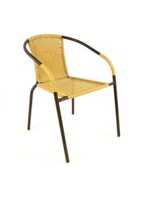 Gartenstuhl Vcm "Bistrostuhl Stapelstuhl Gartenstuhl", gelb, Obermaterial: 100% Kunststoff plastic., St&uuml;hle, Gartenstuhl