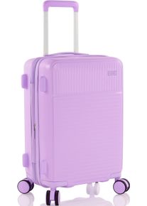 Hartschalen-Trolley Heys "Pastel, in verschiedenen Farben und Gr&ouml;&szlig;en", Damen, Gr. B/H/T: 35cm x 53cm x 23cm 42 l, lila (lavender), Polycarbonat-Verbundwerkstoff, Koffer Hartschalen-Trolley, Heys Handgep&auml;ck-Koffer TSA Schloss Volumenerweiterung