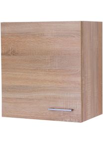 H&auml;ngeschrank Flex-Well "Samoa", braun (wei&szlig;, sonoma eiche), B:50cm H:55cm T:32cm, Holzwerkstoff, Schr&auml;nke, H&auml;ngeschrank, (B x H x T) 50 x 54,8 x 32 cm