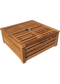 Verblendungssatz Garden Pleasure, braun, B:58cm H:23cm T:58cm, Holz, Abdeckblenden, Verblendungssatz, f&uuml;r Schirmst&auml;nder &raquo;TAYLOR&laquo;