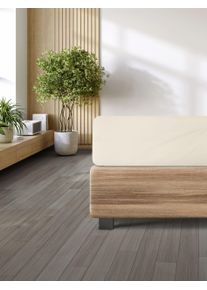 Spannbettlaken Irisette "Porto 20", creme, B:180cm L:200cm, Jersey, Obermaterial: 95% Baumwolle, 5% Elasthan, Bettlaken, Spannbettlaken, besonders elastisch