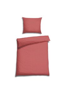 Bettw&auml;sche Florella "Vichy rot Soft-Seersucker, 100% Baumwolle", rot, B/L: 140cm x 220cm, 1 Stk., 1 Stk., Seersucker, B/L: 70cm x 90cm, Seersucker, Obermaterial: 100% Baumwolle CO., Bettw&auml;sche, Bettw&auml;sche