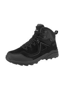 Wanderschuh Jack Wolfskin "SUNSET HIKE TEXAPORE MID", Herren, Gr. 47, schwarz, Leder, Textil, Schuhe Wanderschuh, wasserdicht, Trekkingschuh