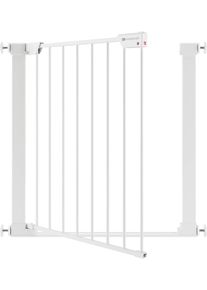 T&uuml;rschutzgitter Kinderkraft "SAFE SNAP", Baby, Gr. B/H/T: 73,5cm, wei&szlig;, Metall, Schutzgitter T&uuml;rschutzgitter
