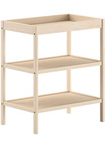 Mehrzweckregal Vipack "Dino", braun (buche natur), B:79,4cm H:95cm T:49,8cm, Massivholz, Regale, Mehrzweckregal, universell einsetzbar und bietet auf 3 Ebenen viel Stauraum