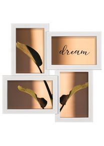 Hama Portraitrahmen "Portr&auml;trahmen-Galerie, 4 Bilder im Format 10 x 15 cm, zum Aufh&auml;ngen", wei&szlig;, B/H/T: 29,3cm x 29cm x 2,6cm, Bilderrahmen, Portraitrahmen