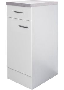 Unterschrank Flex-Well "Wito", wei&szlig; (wei&szlig;, fantasie), B:30cm H:85cm T:60cm, Holzwerkstoff, Schr&auml;nke, Unterschrank, (B x H x T) 30 x 85/86 x 60 cm