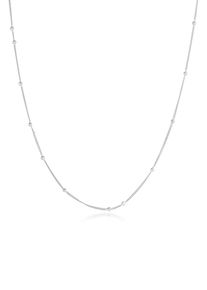 Kette ohne Anh&auml;nger Elli "Halskette Kugelkette Panzer Basic 925 Silber" Gr. 45, silber, Halsketten, Damen, ohne Stein, Silber 925 (Sterlingsilber), Kette ohne Anh&auml;nger