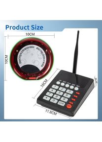 Long Range Coaster Pager System Fast Food Restaurant Guest Table Call Button Paging Waiter Pager