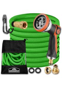 Gardebruk Gartenschlauch Gr&uuml;n 30m flexibel