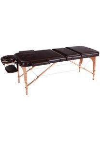 P & B Massageliege, Braun, Holz, Metall, Kunststoff, Holzwerkstoff, Buche, Hartholz, 70x62-85x185 cm, Freizeit & Co, Wellness & Gesundheit, Gesundheit