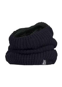 Dames Winter Fleece Gevoerde Thermische Nekwarmer - Zwart